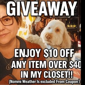 GIVEAWAY - Enjoy $10 Off Anything Over‎ $40 In My Closet